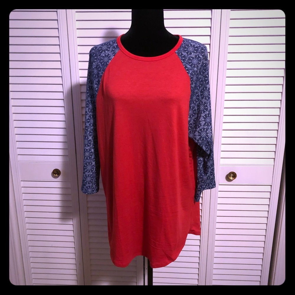 Lularoe randy 3/4 sleeve shirt